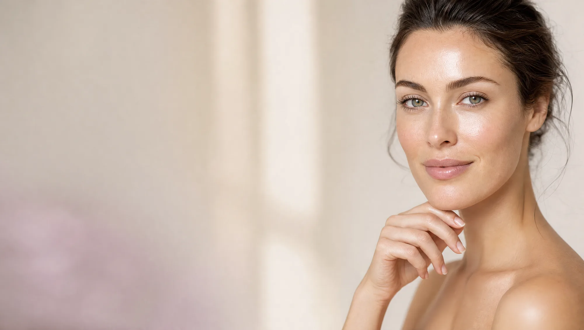Woman with luminous, healthy skin after treatment at SVR Aesthetics, Milton Keynes